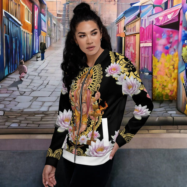 Ganesh Hindu Bomber Jacket